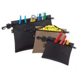 3 MULTI-PURPOSE, CLIP-ON, ZIPPERED BAGS