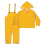 3 PIECE HEAVYWEIGHT PVC RAIN SUIT