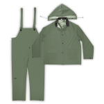 3 PIECE HEAVYWEIGHT PVC RAIN SUIT